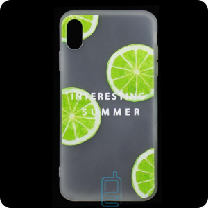 Чохол силіконовий Summer Apple iPhone XS Max Lime