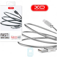USB кабель XO NB33 Type-C 1m серебристый