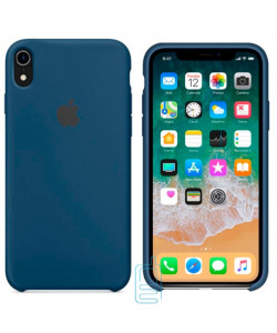 Чехол Silicone Case Apple iPhone XR темно-синий 36