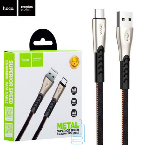 USB кабель Hoco U48 ″Superiror Speed″ Type-C 1.2m черный