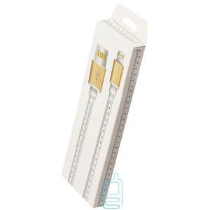 USB кабель iPhone 5S линейка 1m белый
