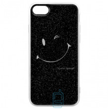 Чохол силіконовий Glue Case Smile shine iPhone 7, 8 чорний