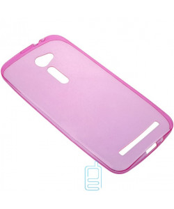 Чехол силиконовый цветной ASUS ZenFone 2 5″ розовый