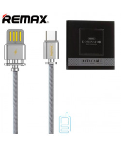 USB Кабель Remax Dominator RC-064a Type-C сріблястий