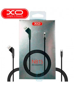 USB кабель XO NB15 micro USB 1m черный
