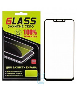 Защитное стекло Full Glue Huawei Nova 3, Nova 3i, P Smart Plus black Glass