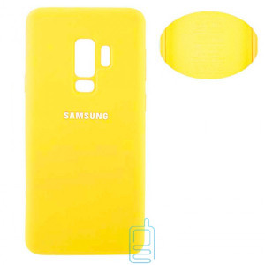Чехол Silicone Cover Full Samsung S9 Plus G965 желтый