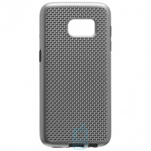 Чехол-накладка GINZZU Carbon X1 Samsung S7 G930 серый