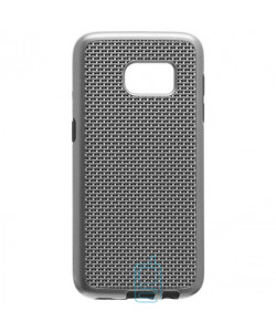 Чехол-накладка GINZZU Carbon X1 Samsung S7 G930 серый