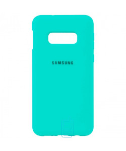 Чохол Silicone Case Full Samsung S10E G970 бірюзовий