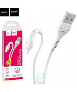 USB кабель Hoco X37 ″Cool power” Apple Lightning 1m белый