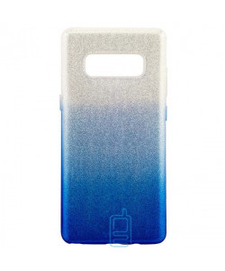 Чехол силиконовый Shine Samsung Note 8 N950 градиент синий