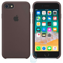 Чехол Silicone Case Apple iPhone 7, 8 темно-коричневый 22