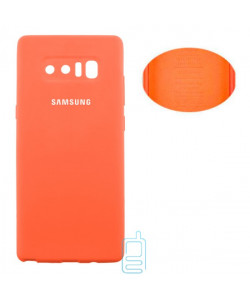 Чехол Silicone Cover Full Samsung Note 8 N950 оранжевый