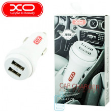 Автомобільний зарядний пристрій XO CC05 2USB 2.4A white