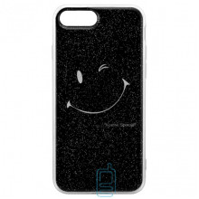 Чохол силіконовий Glue Case Smile shine iPhone 7 Plus, 8 Plus чорний