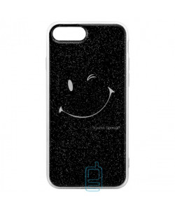 Чохол силіконовий Glue Case Smile shine iPhone 7 Plus, 8 Plus чорний