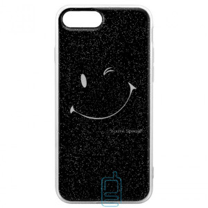 Чохол силіконовий Glue Case Smile shine iPhone 7 Plus, 8 Plus чорний