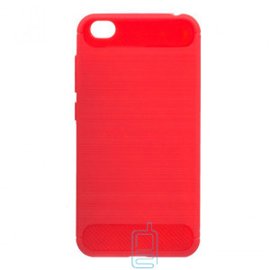 Чехол силиконовый Polished Carbon Xiaomi Redmi Go красный