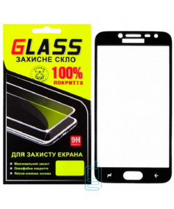 Защитное стекло Full Screen Samsung J2 2018 J250, J2 Pro 2018 black Glass
