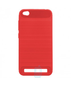 Чехол силиконовый Polished Carbon Xiaomi Redmi 5A красный