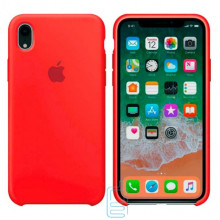 Чехол Silicone Case Apple iPhone XR красный 14