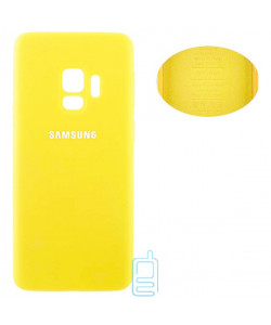 Чехол Silicone Cover Full Samsung S9 G960 желтый
