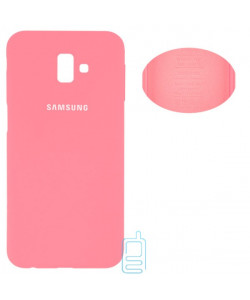 Чехол Silicone Cover Full Samsung J6 Plus 2018 J610 розовый