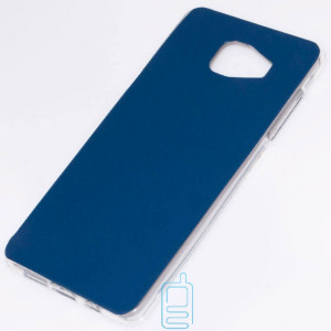Чехол силикон-кожа Samsung A5 2016 A510 синий