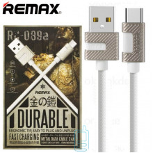 USB кабель Remax RC-089a Metal Type-C білий