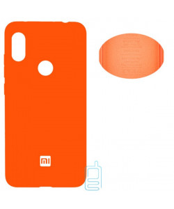 Чохол Silicone Cover Full Xiaomi Redmi Note 6, Note 6 Pro помаранчевий