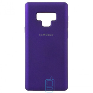 Чехол Silicone Case Full Samsung Note 9 N960 фиолетовый