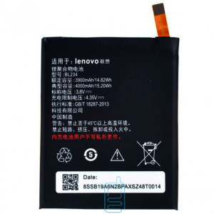 Акумулятор Lenovo BL234 3900 mAh P70A, A5000, P90 AAA клас тех.пакет