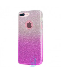 Чохол силіконовий Shine Apple iPhone 7 Plus, iPhone 8 Plus градієнт фіолетовий