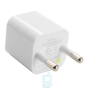 Мережевий зарядний пристрій Apple кубик 1.0A white тех.пакет