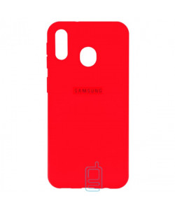 Чохол Silicone Case Full Samsung M20 2019 M205 червоний