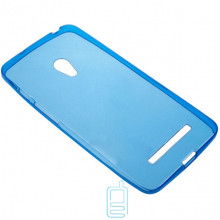Чехол силиконовый цветной ASUS ZenFone 5 синий