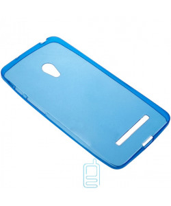 Чехол силиконовый цветной ASUS ZenFone 5 синий