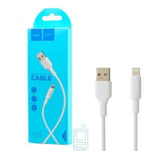 USB кабель Hoco X25 ″Soarer″ Apple Lightning 1m белый