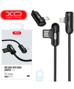 USB кабель XO NB38 Apple Lightning 1m черный
