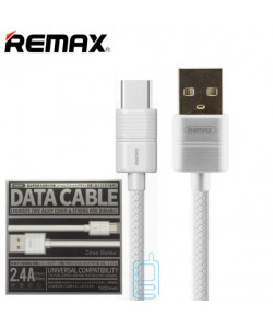 USB кабель Remax RC-127a Zire Type-C білий