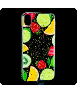 Чохол накладка Glue Case Apple iPhone X, XS Fruits