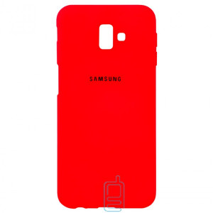 Чохол Silicone Case Full Samsung J6 Plus 2018 J610 червоний