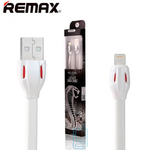 USB кабель Remax Laser RC-035i Apple Lightning 1m білий