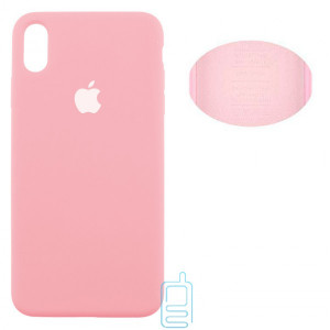 Чохол Silicone Cover Full Apple iPhone XR рожевий
