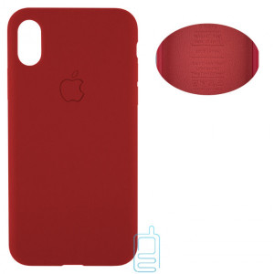 Чохол Silicone Cover Full Apple iPhone X, iPhone XS 5.8 червоний