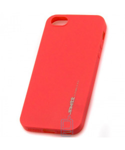 Чохол силіконовий SMTT Apple iPhone 5 червоний
