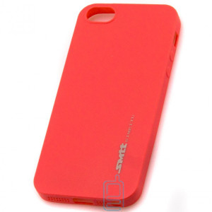 Чохол силіконовий SMTT Apple iPhone 5 червоний