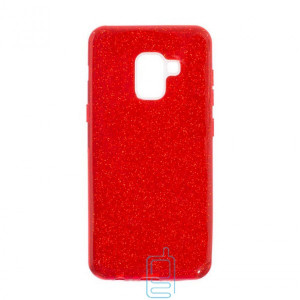 Чехол силиконовый Shine Samsung A8 2018 A530 красный