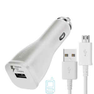 Автомобильное зарядное устройство Samsung Fast charger 1USB 2.0A micro-USB тех.пак. high copy white